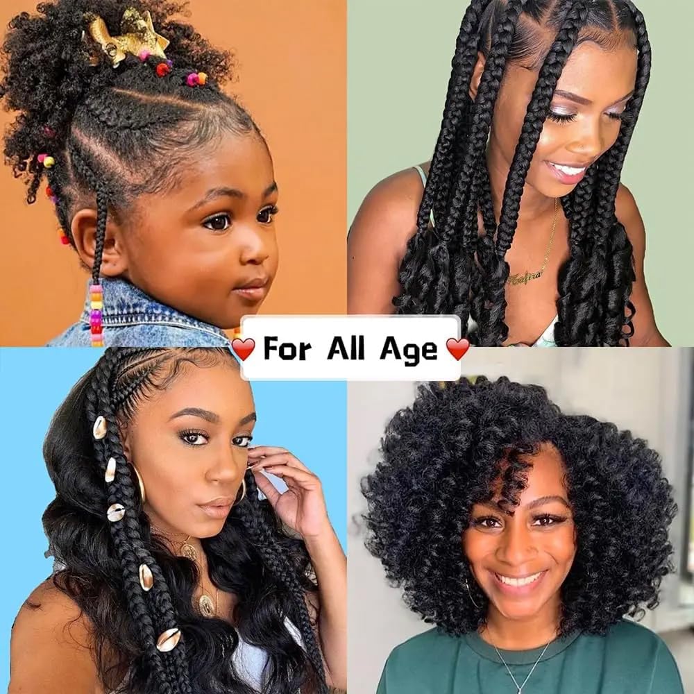 Human Braiding Hair 2 Bundles/Pack 100g Deep Wave Human Bulk Hair for Braiding No Weft 10A Brazilian Virgin braiding Hair for Boho Braids Extensions (Natural Color, 14 inch)
