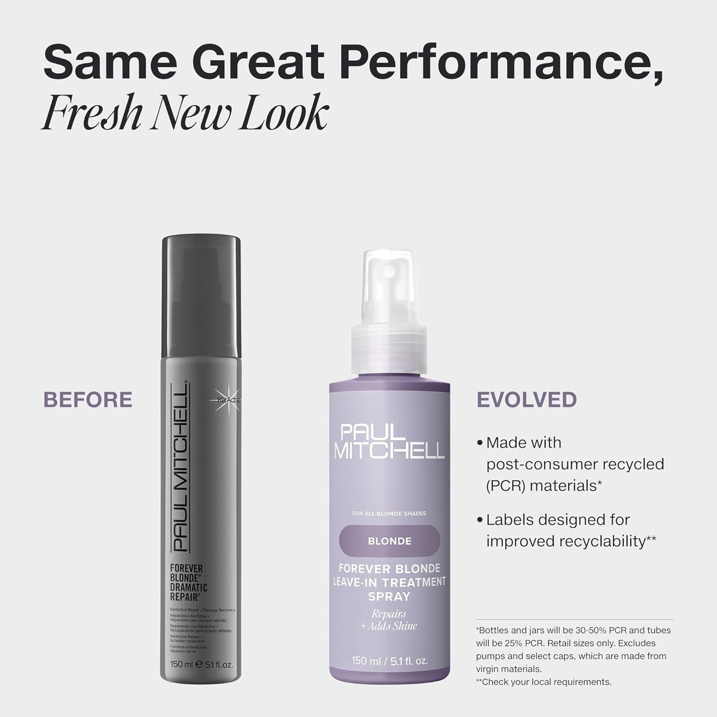 Paul Mitchell Forever Blonde Leave-In Treatment Spray - Repairs & Adds Shine for Bleached Hair | 5.1 fl. oz
