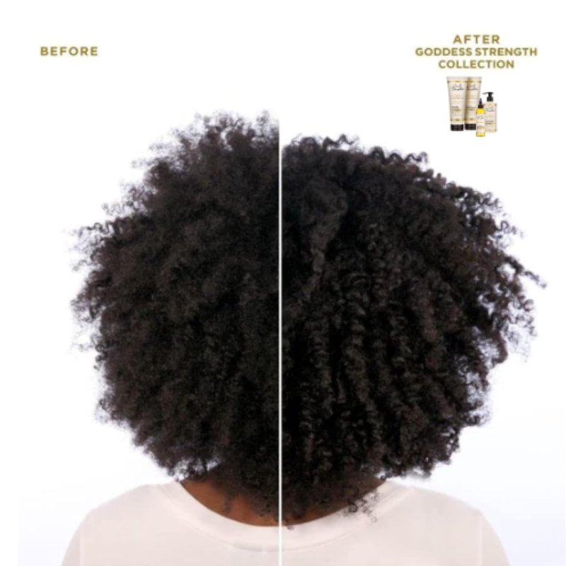 Carol's Daughter Goddess Strong Bundle: Hair Care Kit with Shampoo, Conditioner, Leave-In Treatment and Scalp Oil, 4 Items