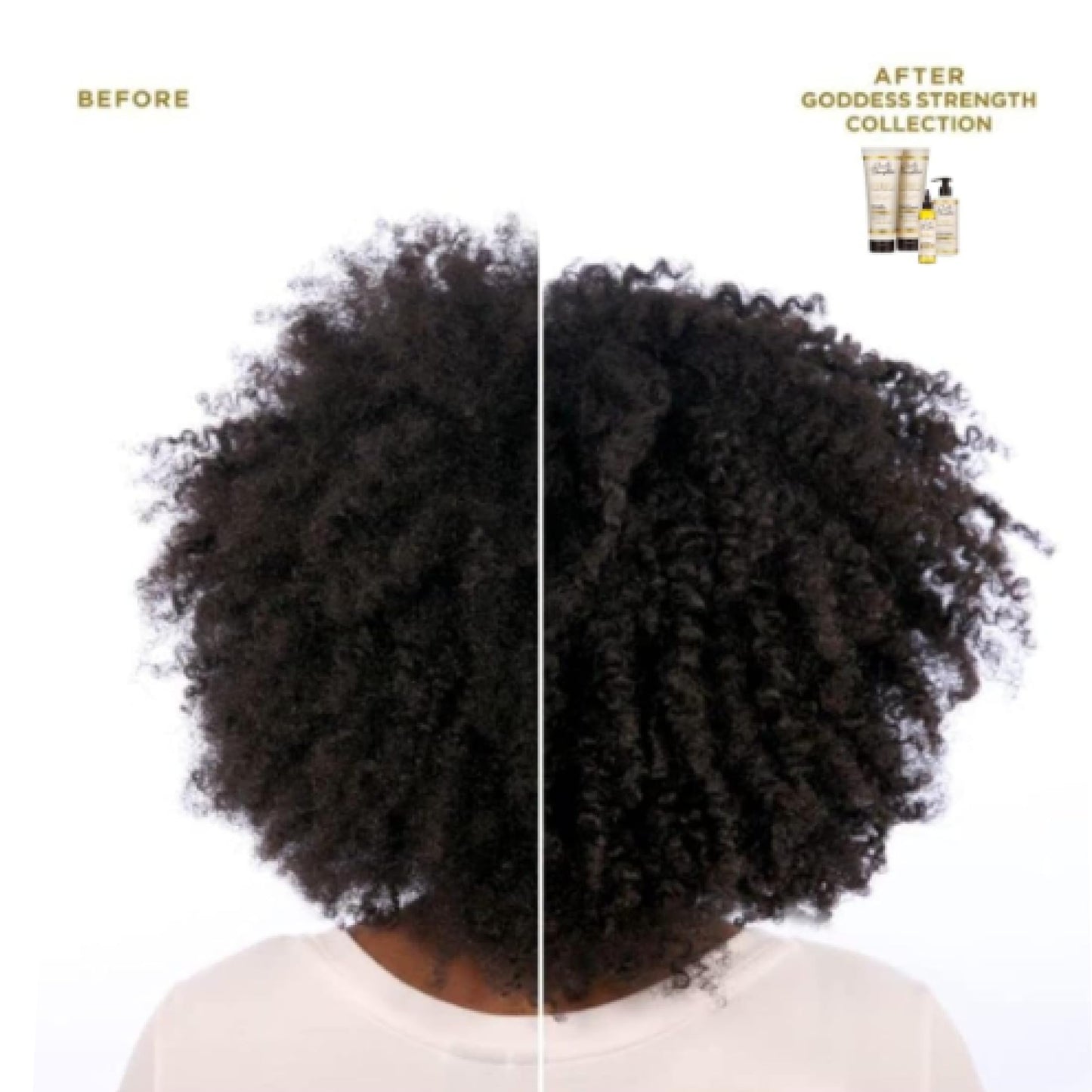 Carol's Daughter Goddess Strong Bundle: Hair Care Kit with Shampoo, Conditioner, Leave-In Treatment and Scalp Oil, 4 Items