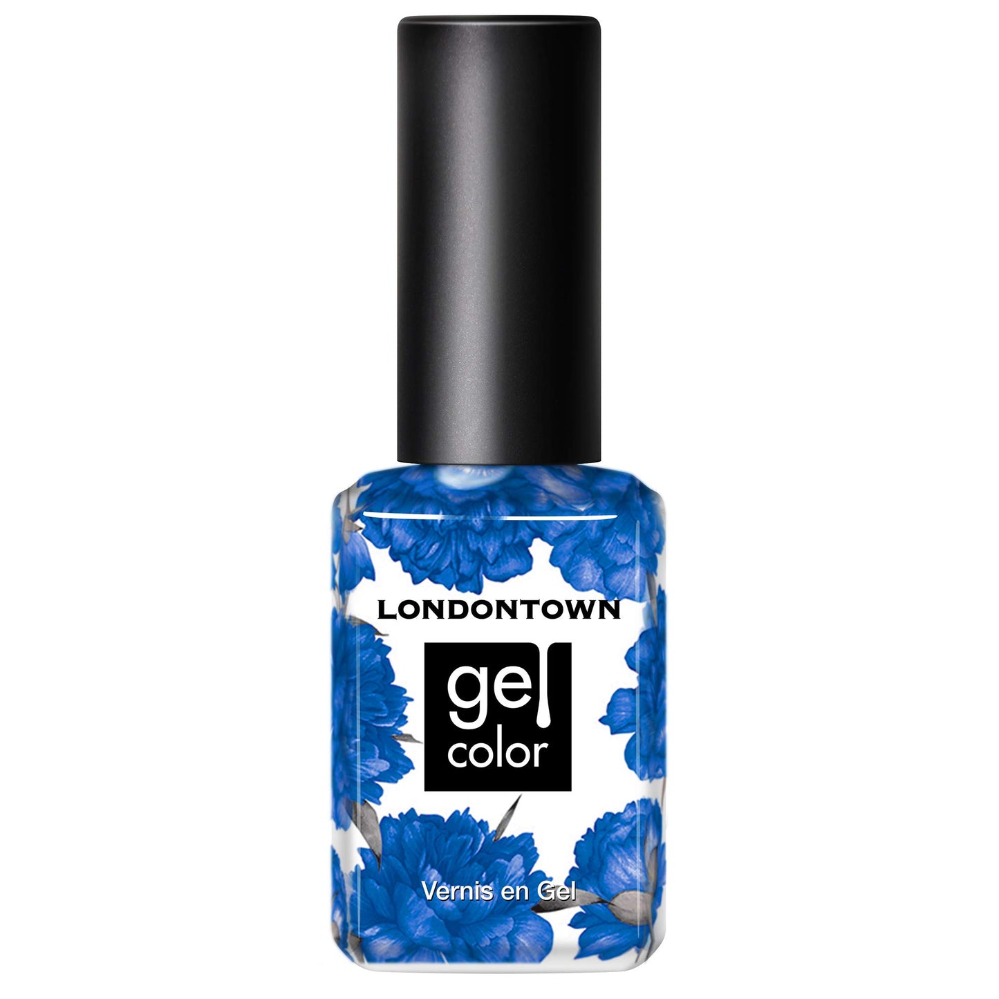LONDONTOWN UV/LED Gel Nail Polish, Glossy Azure Blue, Poolside Dreams, 0.4 Fl Oz, Long Lasting, Chip Resistant High Shine Color