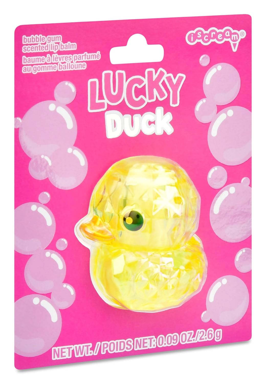 Lucky Duck Shaped Bubble Gum Scented Lip Balm | Moisturizing & Fun for Kids