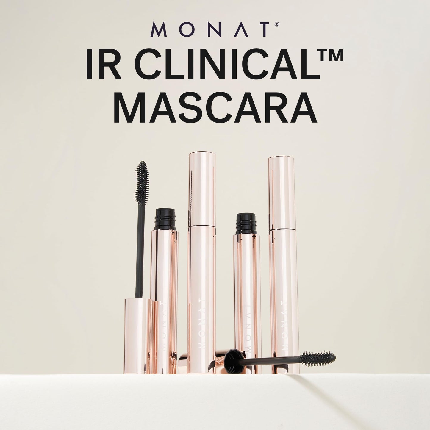 MONAT IR Clinical™ Mascara – Fuller, Longer-Looking Lashes with Instant Volume and Definition, Smudge-Resistant Long-Wear Formula that Nourishes and Strengthens with Melatonin, Caffeine & REJUVENIQE®