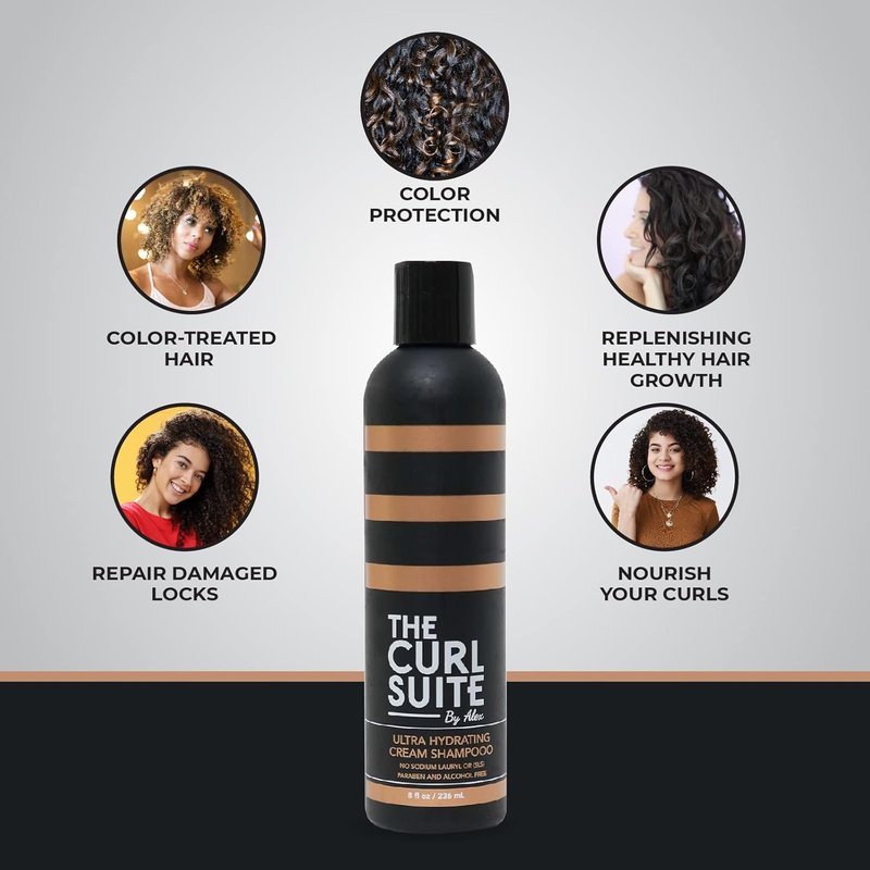 Curl Suite Shampoo & Conditioner Bundle - Paraben & Sulfate Free Hair Care for All Ages