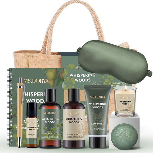 Birthday Gift Baskets for Her Spa Kit for Women 10 Pcs Birthday Gifts Set Home Skin Care Sets for Her Anniversary Mother's Day Gifts for Women Wife Girlfriend Grandma Sister