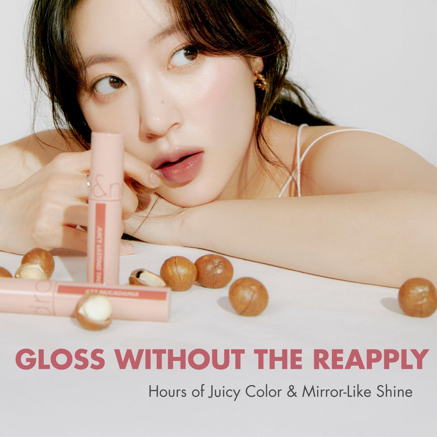 rom&nd The Juicy Lasting Tint | Korean Lip Tint | High Shine Finish | Hydrating & Plumping Effect | Fig Fig Rosy Plum