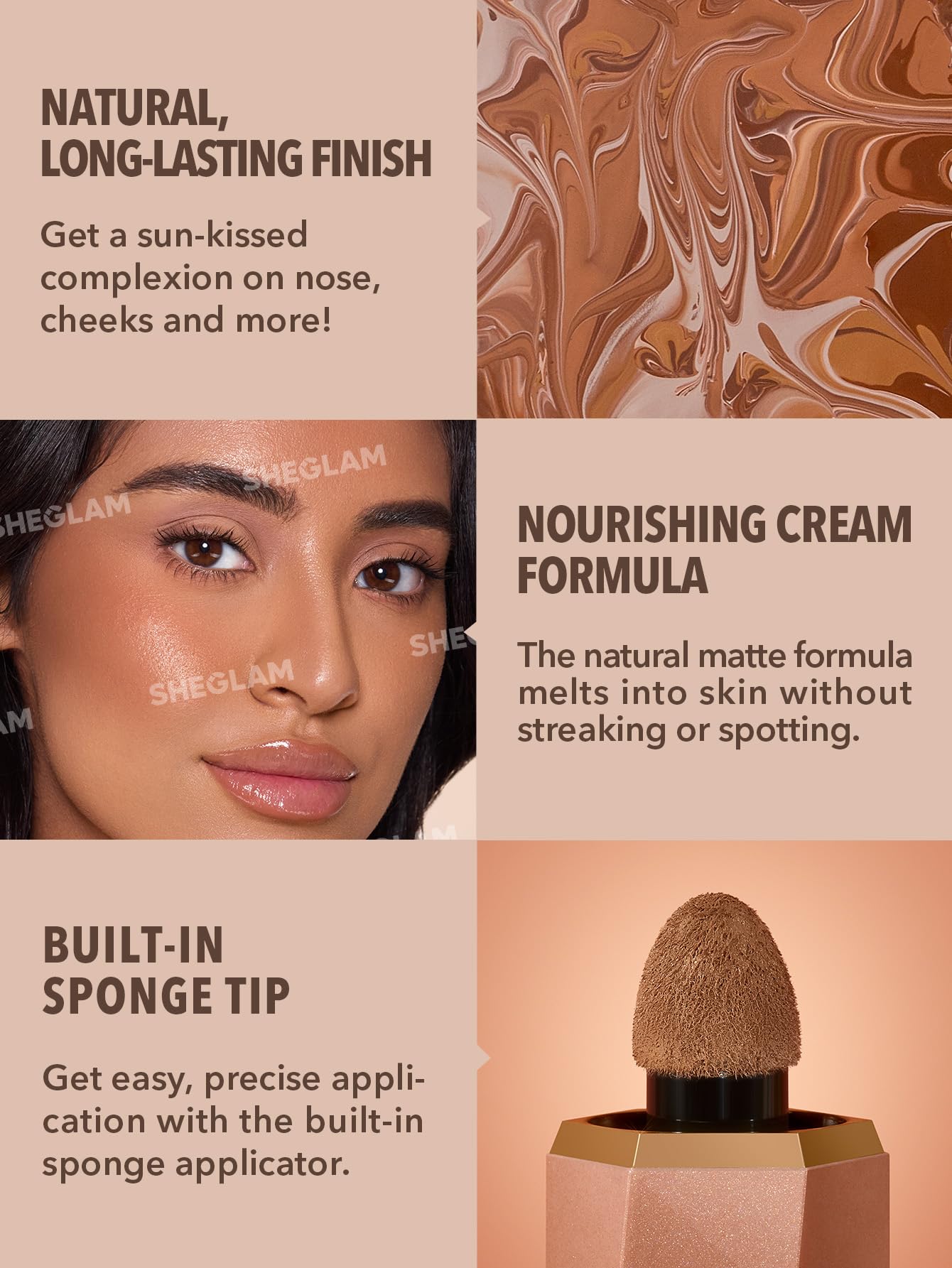 SHEGLAM Sun Beam Shimmer Liquid Bronzer-Golden Sun