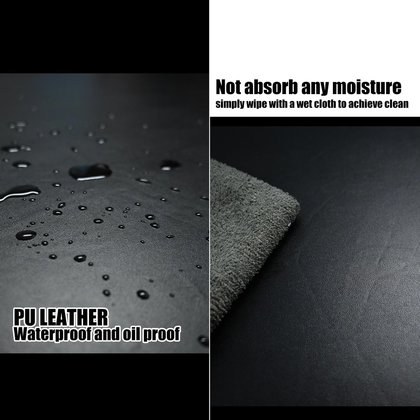 32" Wide PU Leather Lash Bed Cover, Waterproof Massage Table Protector