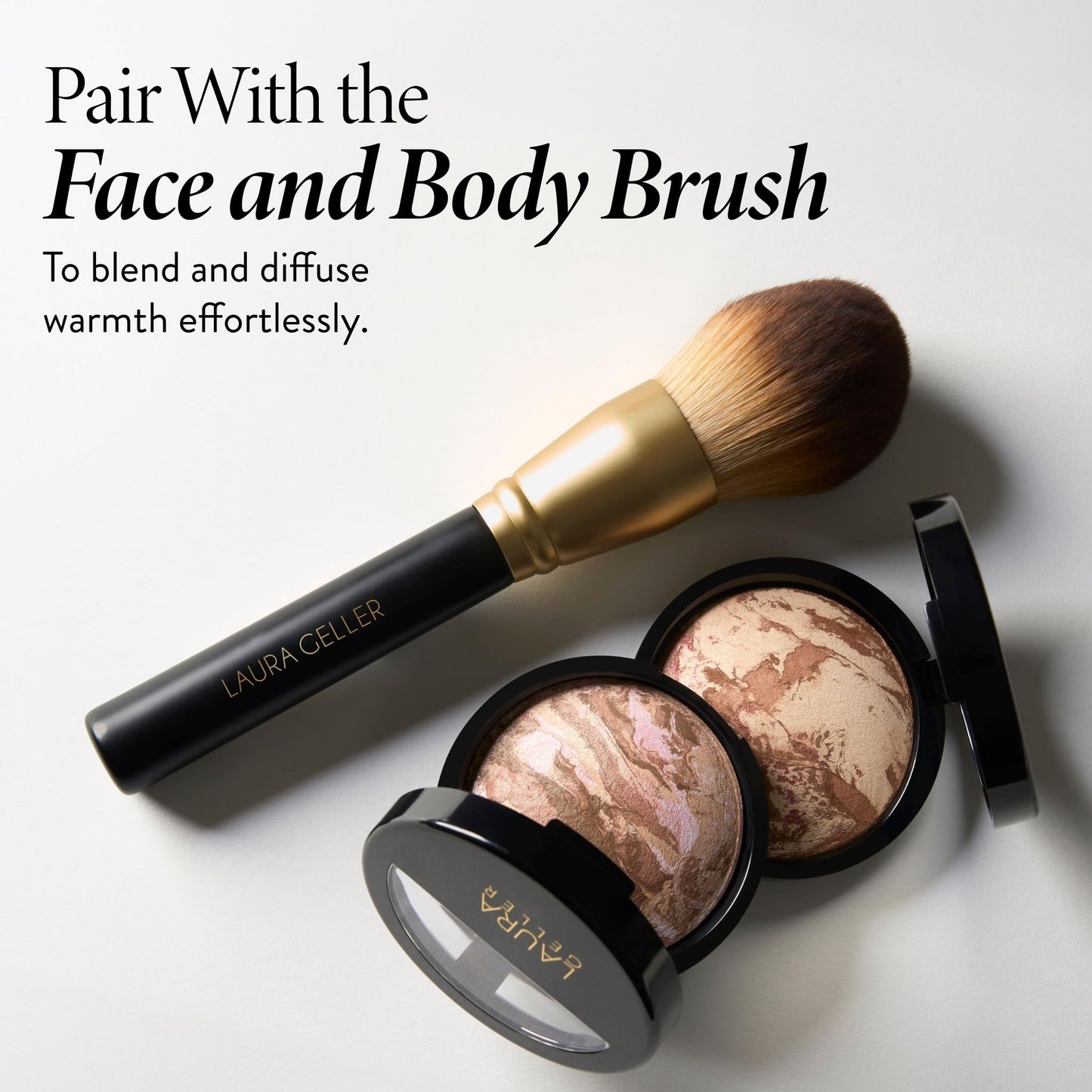 LAURA GELLER NEW YORK Baked Bronze-N-Brighten Bronzer Powder - Natural Bronze Glow