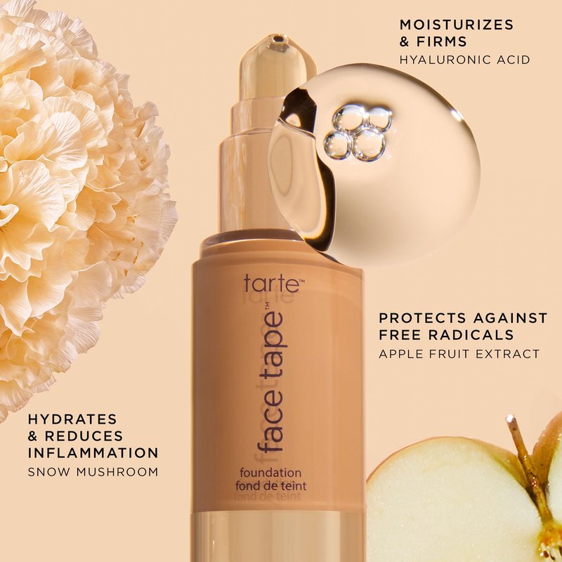 tarte face tape foundation – Full-Coverage Waterproof Makeup, Hydrating & Smoothing, Natural Matte Finish for Transfer-Proof Comfortable Long-Wear Foundation, Vegan & Cruelty-Free, full size, 16N