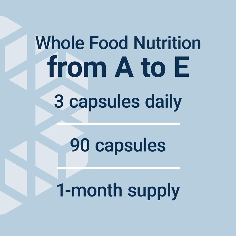 Life Extension Whole Food Multivitamin, Plant-derived Vitamin D3, A, B, C & E, Plus Minerals, Plant extracts, Stay Healthy from Head to Toe, Gluten-Free, Non-GMO, Vegetarian, 90 Capsules