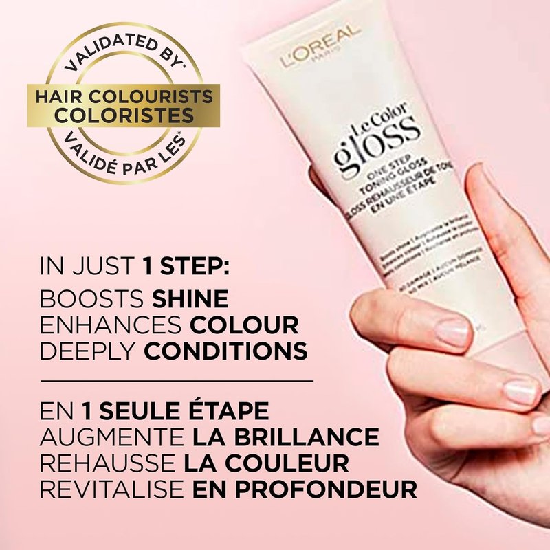 L'Oreal Paris Hair Gloss - Cool Brunette Toning Treatment | 4 Ounce