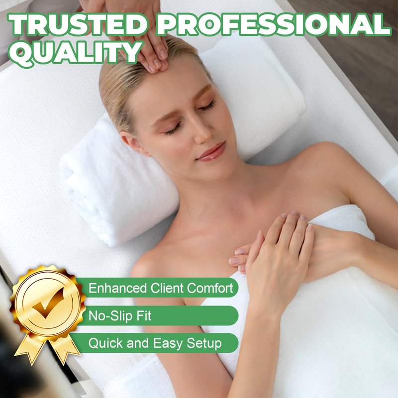 200Pcs Disposable Massage Table Sheets 31.5" x 71" Non-Woven Fabric massage table cover for Hygiene and Comfort in Tattoo,Spa Treatments, Breathable and Durable Sheets(White)
