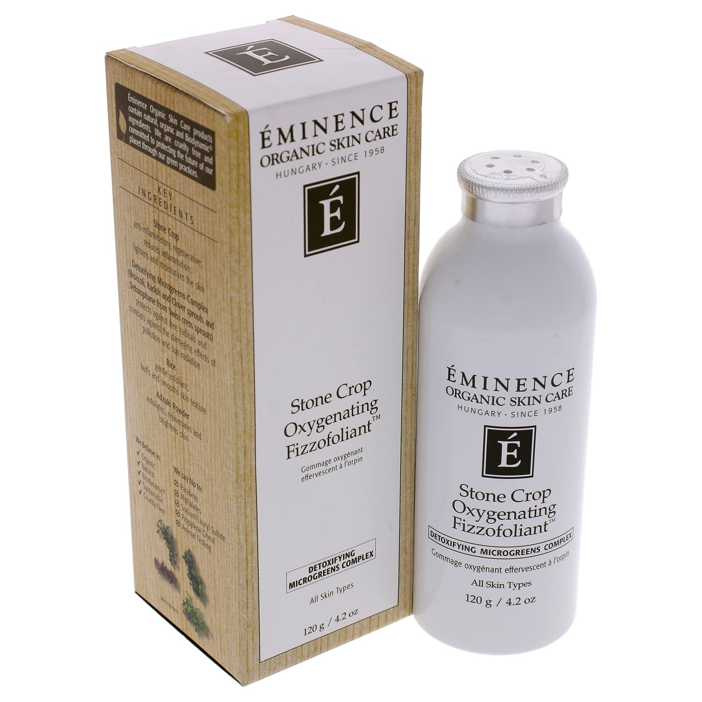 Stone Crop Oxygenating Fizzofoliant by Eminence for Unisex - 4.2 oz Exfoliator