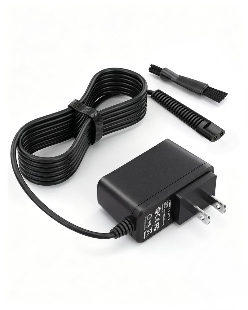 Charger Replacement for Braun Charger, 12V Power Cord Compatible with Braun Shaver Series 3/5/7/9/1/6/8, for Razor 3040S 340S 740S 7865 9290cc 9095cc and more models