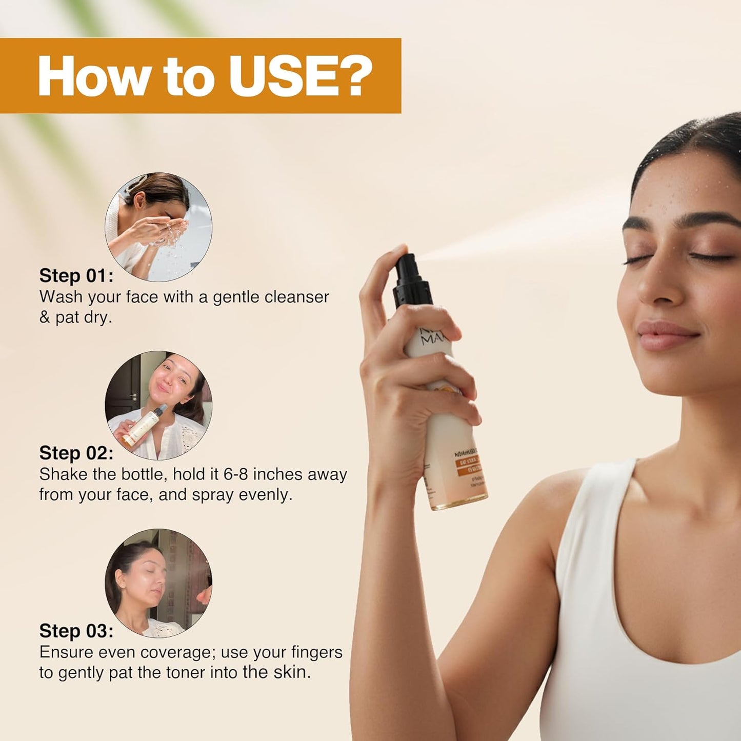 Radiant Glow Face Toner - Vitamin C & Glycolic Acid for Glowing Skin | 150ml