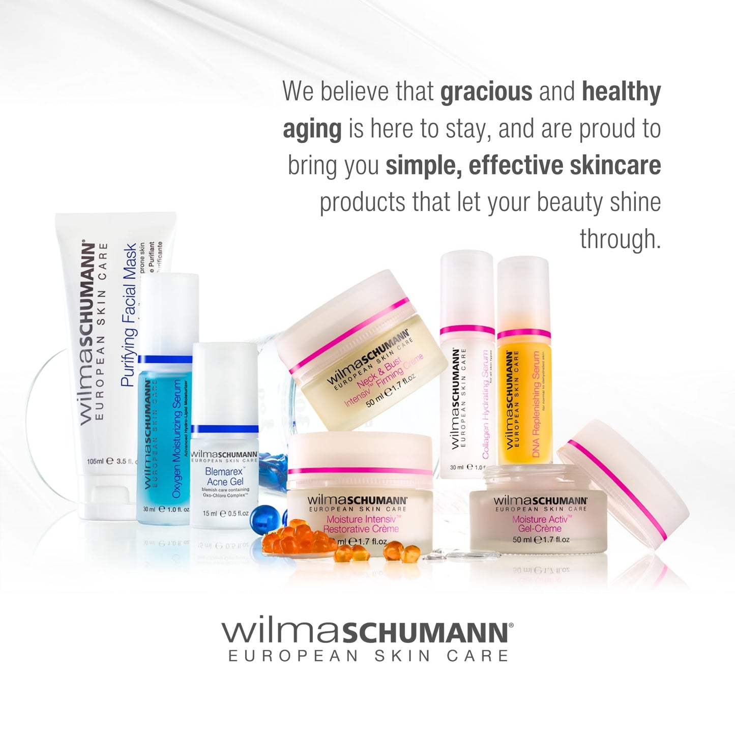 Wilma Schumann Oxygen Moisturizing Serum, 30 ml - Reduces lines and wrinkles, Long lasting hydration without Irritation, Increases skin's radiance and vitality - Anti Aging Face Serum for Women