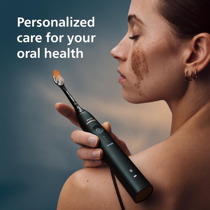 Philips Sonicare DiamondClean 9900 Prestige Electric Toothbrush - SenseIQ Tech, 5 Modes, Midnight Blue | Model HX9990/12