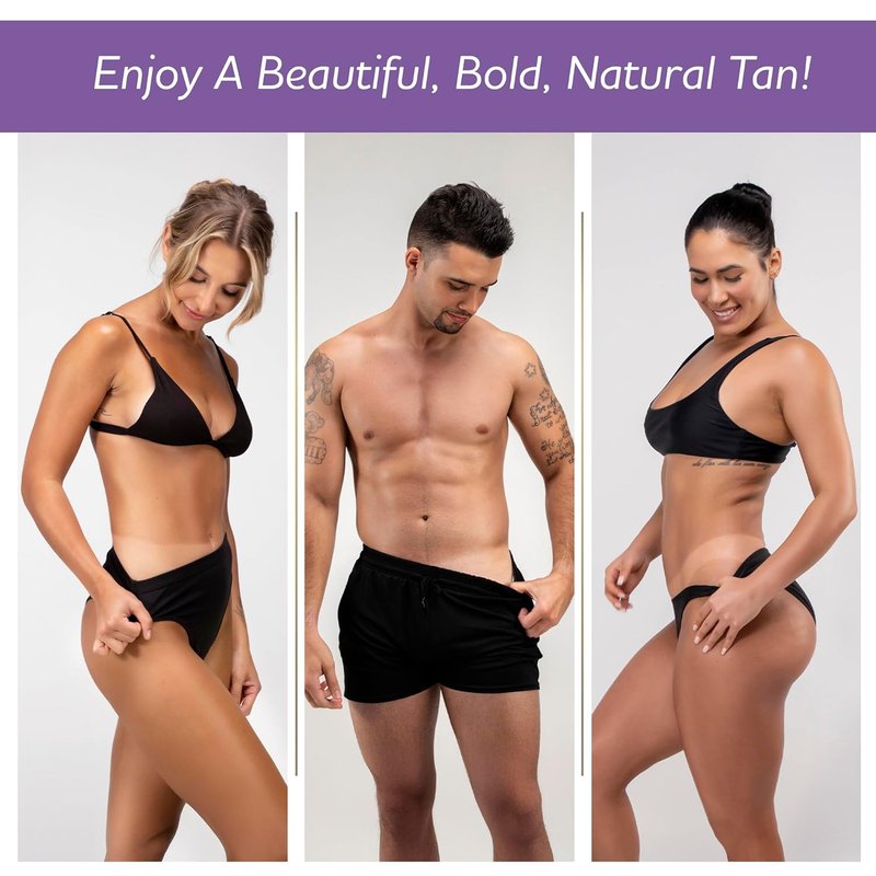 Norvell Self Tan Extender Lotion Bundle - 8.5 Fl. Oz. Tanning Moisturizer + Streak-Free Applicator Mitt