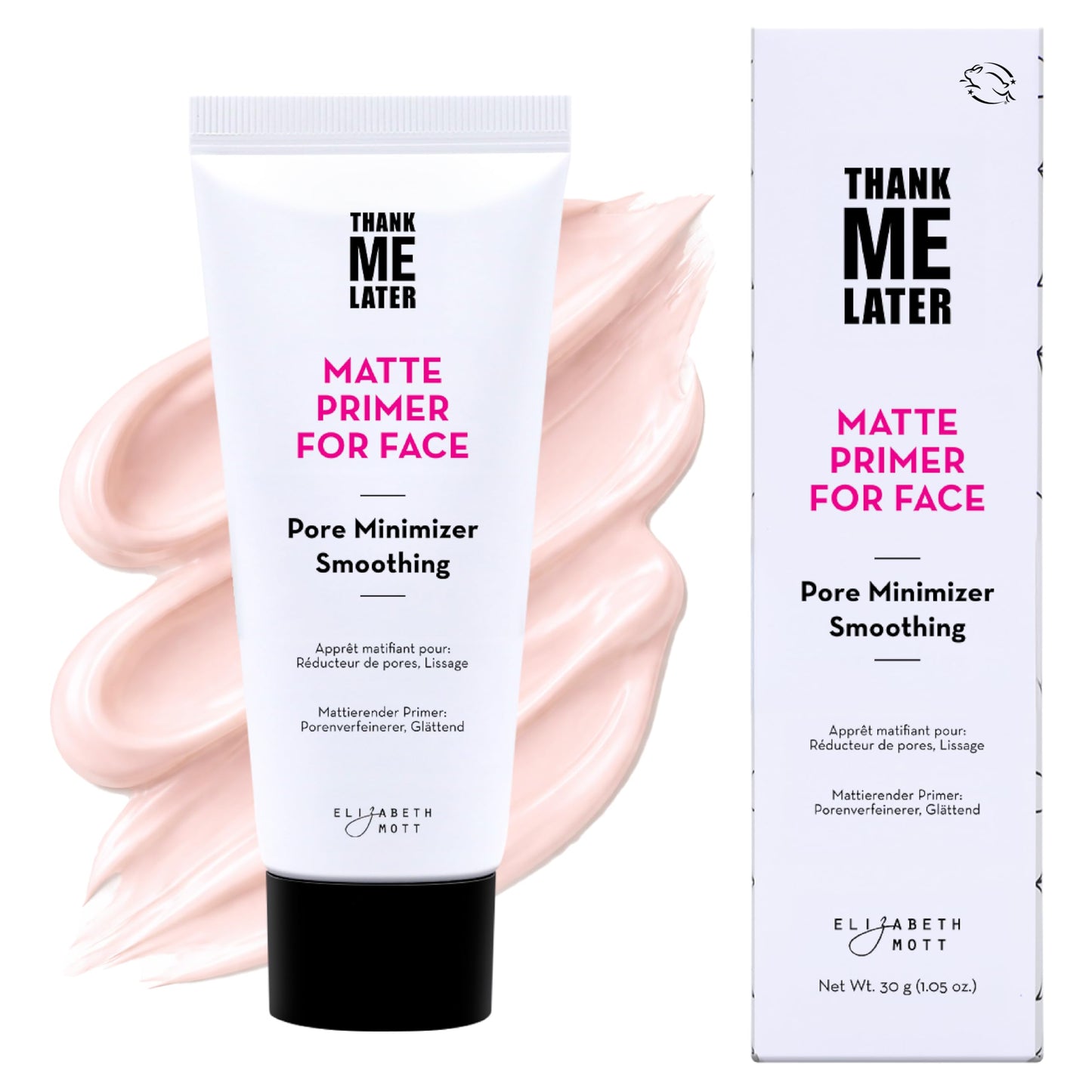 Elizabeth Mott Thank Me Later Makeup Primer for Long-Lasting Makeup | Cruelty-Free and Paraben-Free