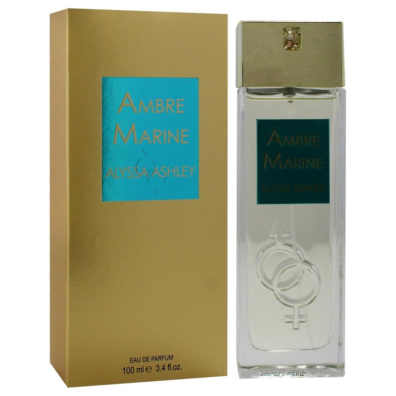 Alyssa Ashley Ambre Marine Perfume | Long-Lasting Fragrance for Women & Men - 3.4 oz EDP Spray