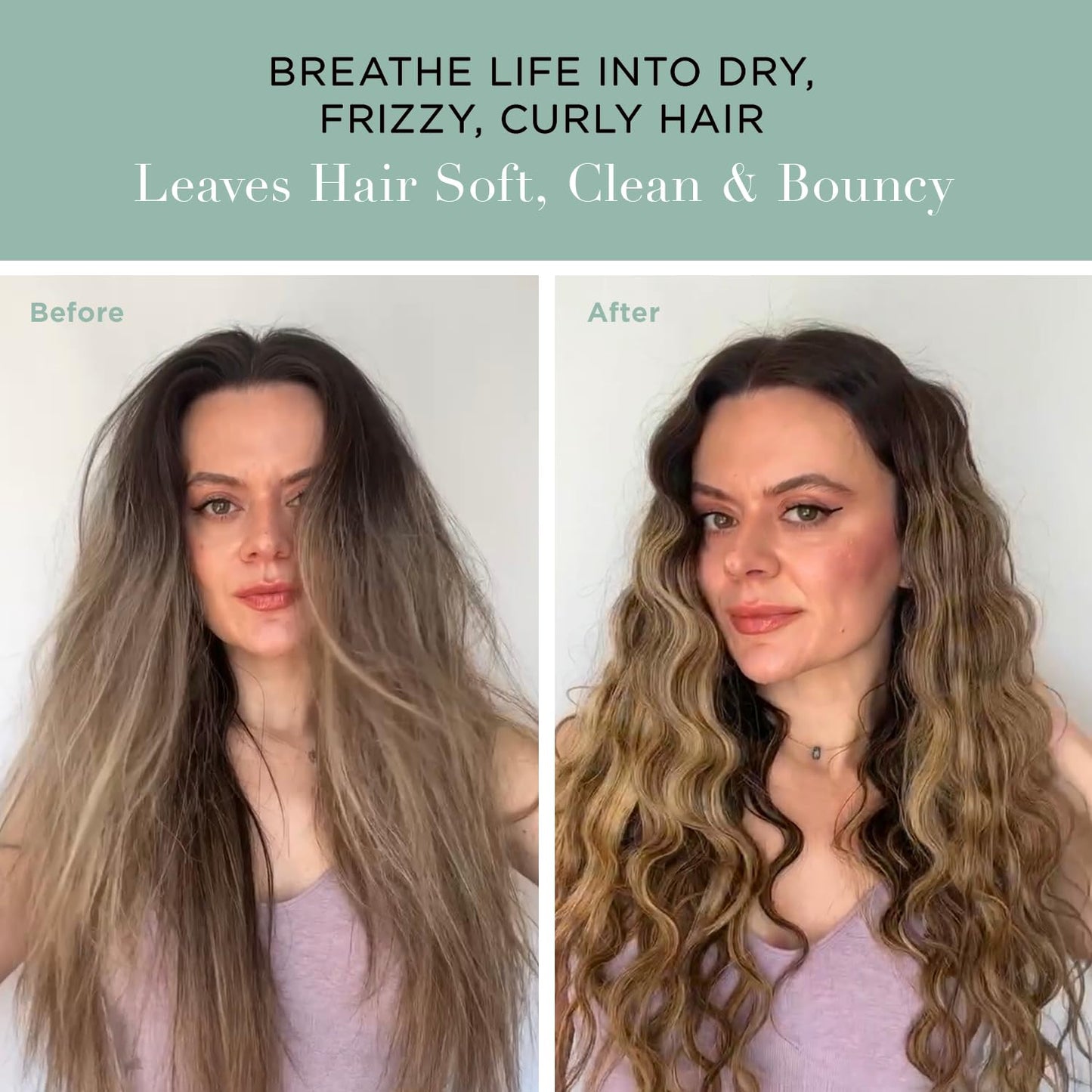 Unwash Bio-Cleansing Conditioner - Gentle, Hydrating Co-Wash Cleansing Conditioner, Sulfate & Paraben Free, for Curly, Coily & Dry Hair, 13.5 fl oz