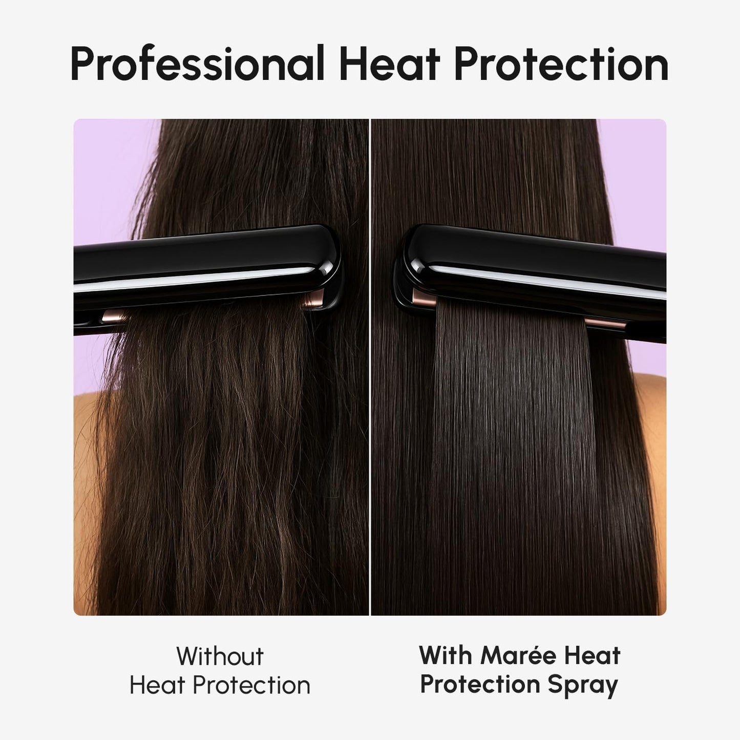 MAREE 10-in-1 Heat Protection Spray for Hair – Heat Protectant for Hair with Keratin, Collagen & Argan Oil – Frizz Control Hair Spray Women Care Product – Anti Frizz Protector de Calor para el Cabello