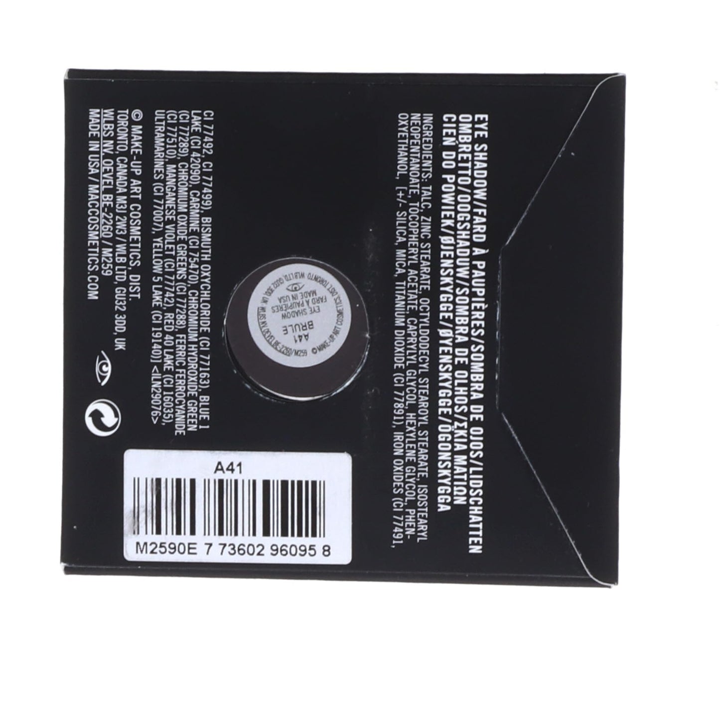 Mac Eye Shadow Pro Palette Refill Pan, Brule