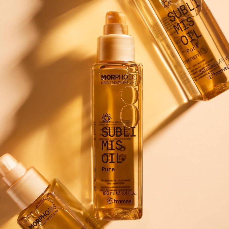 FRAMESI Morphosis Pure Hair Oil - Moisturizing & Revitalizing Formula | 3.4 fl oz, Color Safe