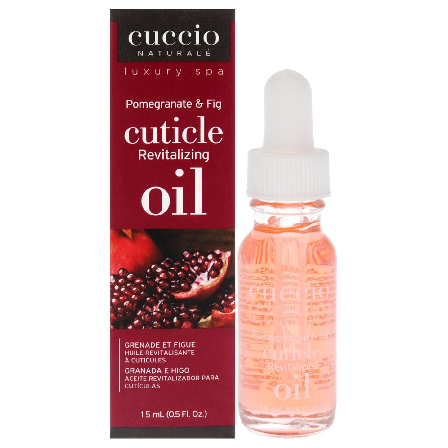 Cuccio Naturale Revitalizing Hydrating Cuticle Oil - Repair Damaged Skin & Nails - Vanilla Bean & Sugar - 2.5 Oz (Pack of 2)