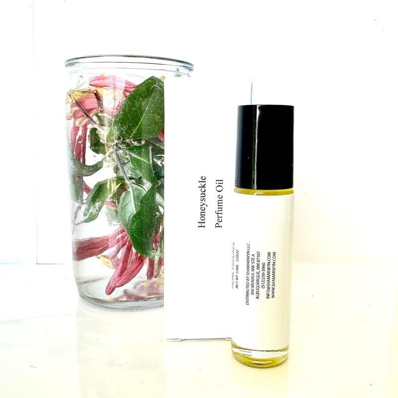 Honeysuckle Perfume Oil - Natural Organic Essential Oil Roll-On | Aromatherapy Blend
