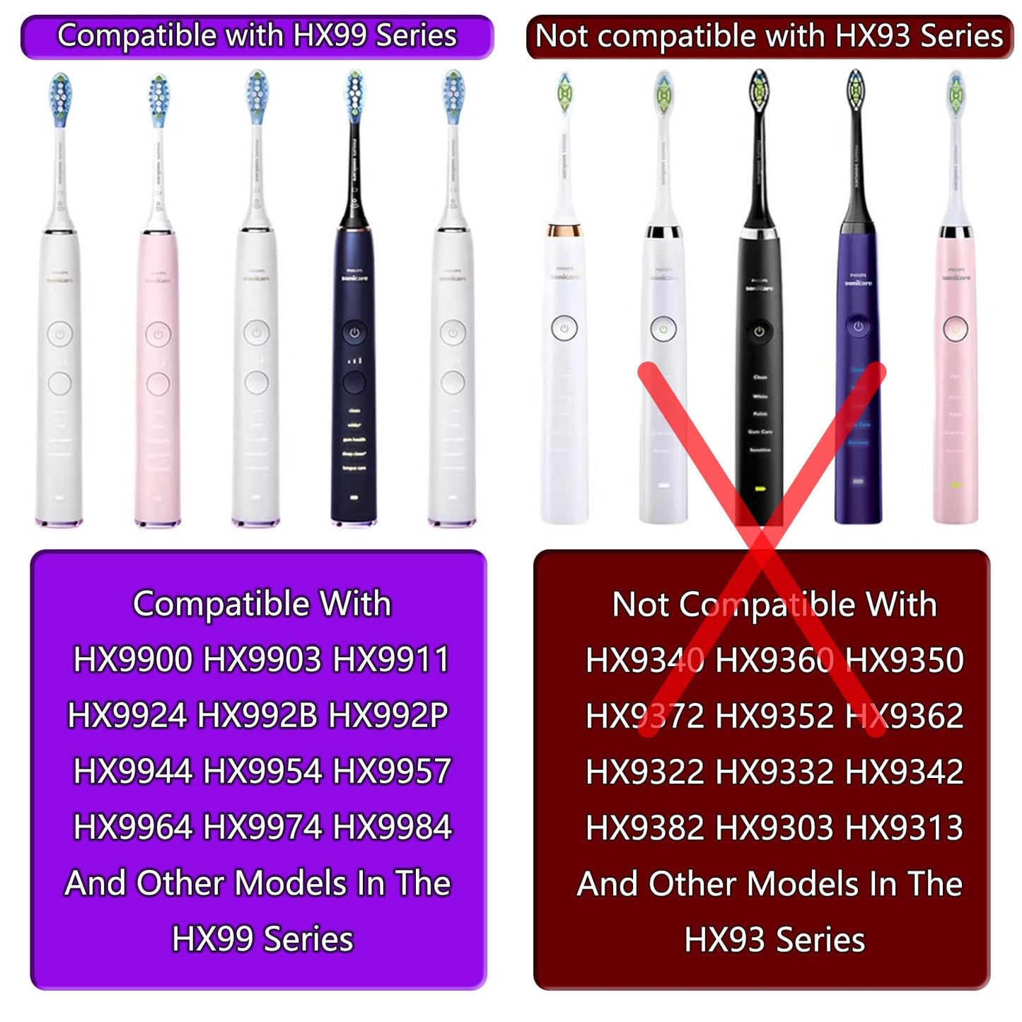 Replacement Charger Glass Cup for Philips Sonicare Diamondclean Toothbrush, Compatible Sonic Care CBA1001 Charger Base,for All HX99xx Series HX9901 HX9903 HX9924 HX9954 HX9957 HX9984,US Plug