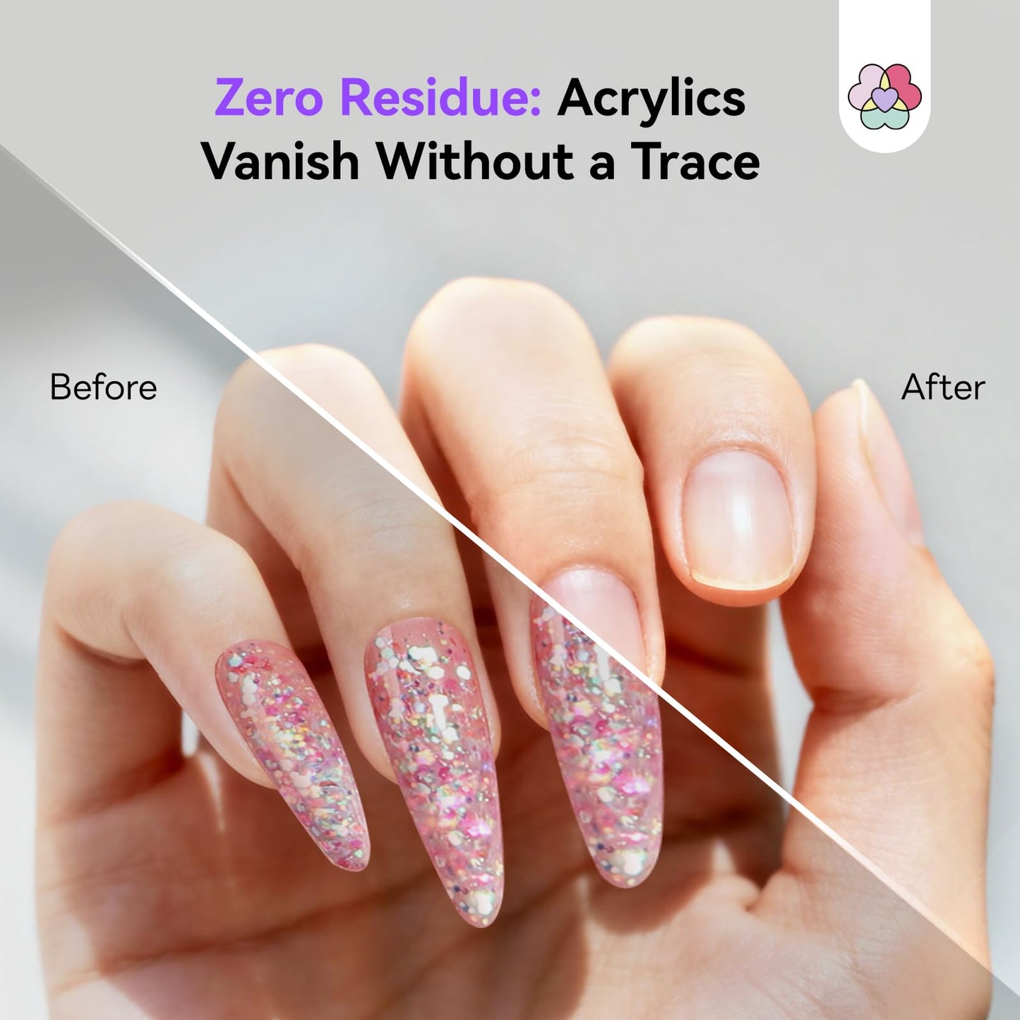Saviland Acrylic Nail Kit with Everything for Beginners - Acrylic Powder & Liquid Set Nails Tips Glue Gel Kit Gel Nail Polish U V Light for Nails Art for Home DIY