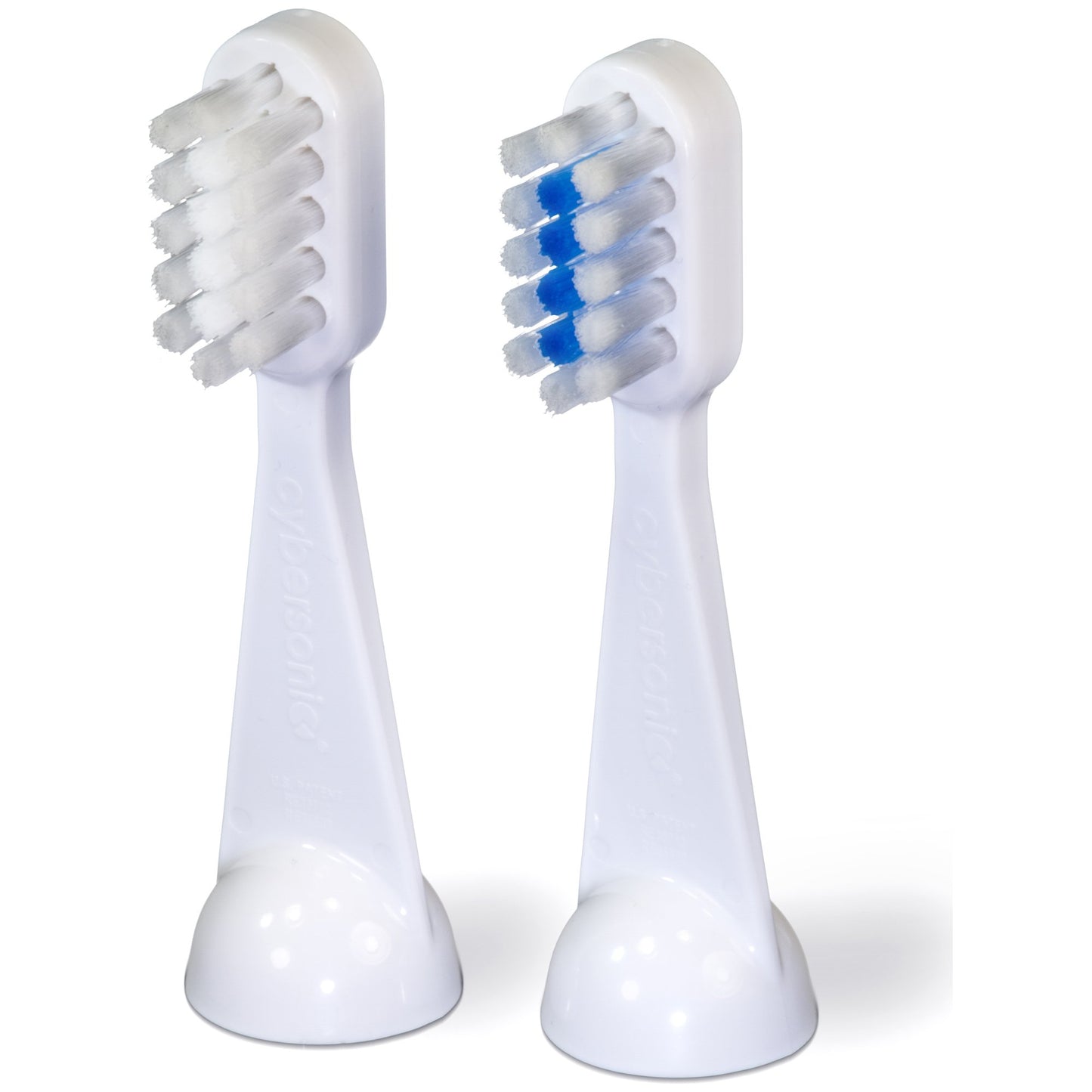 Cybersonic Traditional Replacement Brush Heads, 2 Pack, Compatible With All Cybersonic Electric Toothbrushes