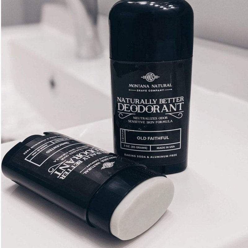 Old Faithful Deodorant - Magnesium & Activated Charcoal for Sensitive Skin - Aluminum-Free, All-Natural | Made in USA (Pack of 2)