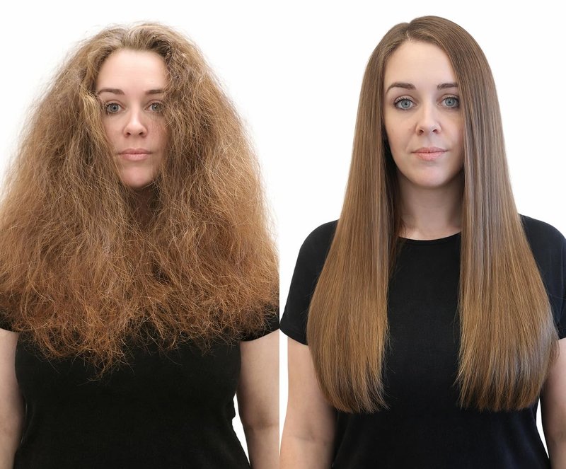 Keratin Research Complex Brazilian Keratin Hair Argan Oil Blowout Treatment Professional Results Straightening and Smoothing Hair Keratina (GOLD)