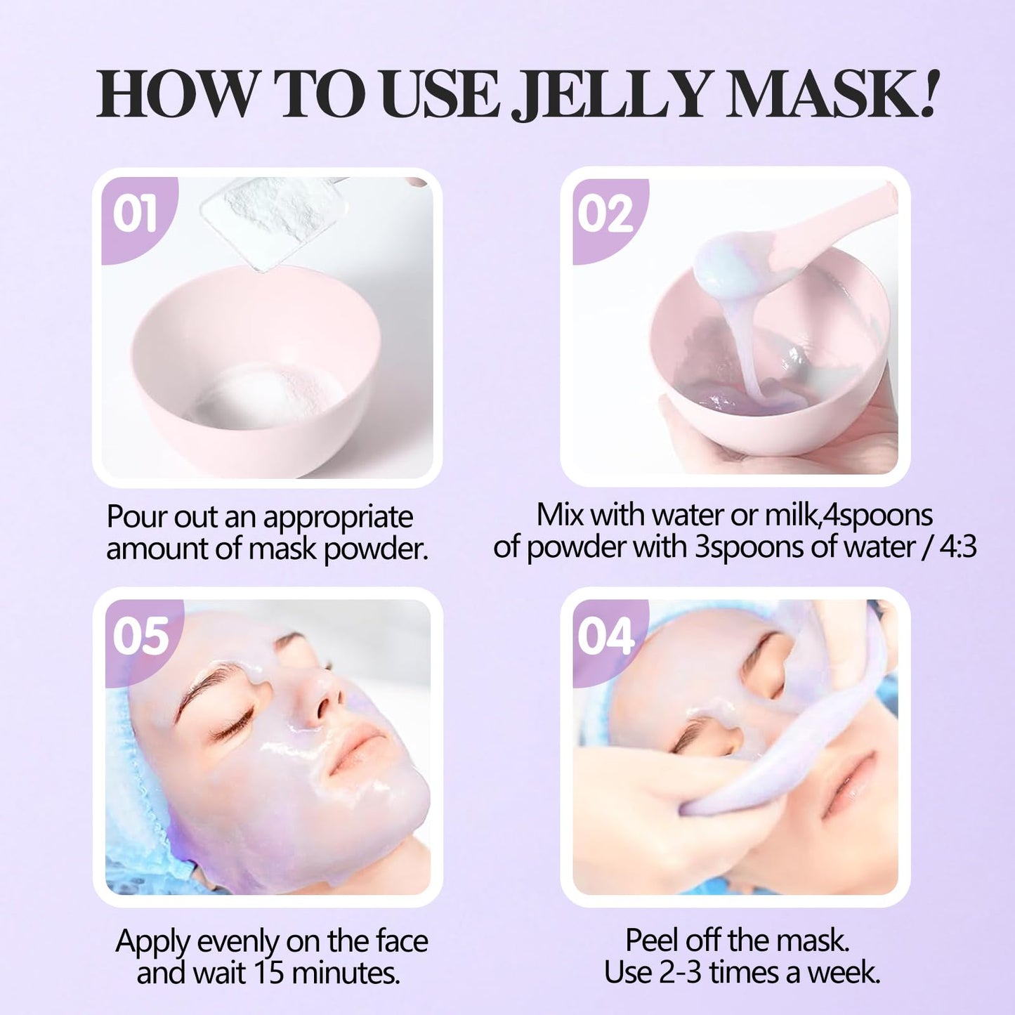 Fokiabin Jelly Mask For Facials Professional Esthemax Face Mask Kit Moisturizing Hydrating Wrinkles - 9 Flavors Hydrating & Brightening For Wrinkles 35 Fl Oz Gift Box