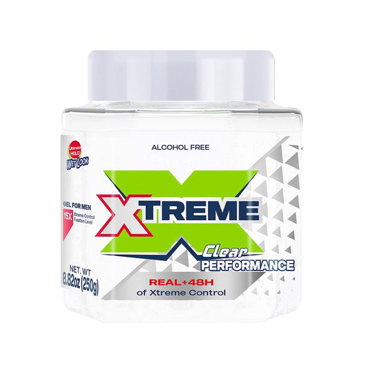 Xtreme Performance Clear Styling Hair Gel with Aloe Vera, 8.82 oz Jar (Pack of 12)