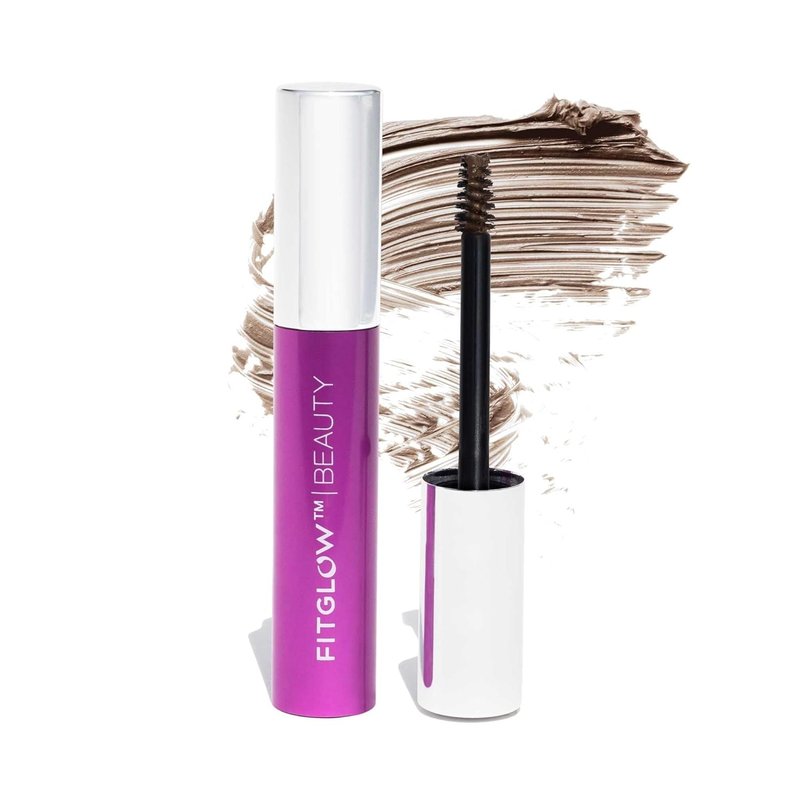 Fitglow Beauty Plant Protein Brow Gel - Natural Vegan Eyebrow Enhancer | Thickening & Volumizing Formula | 4g - Taupe Blonde