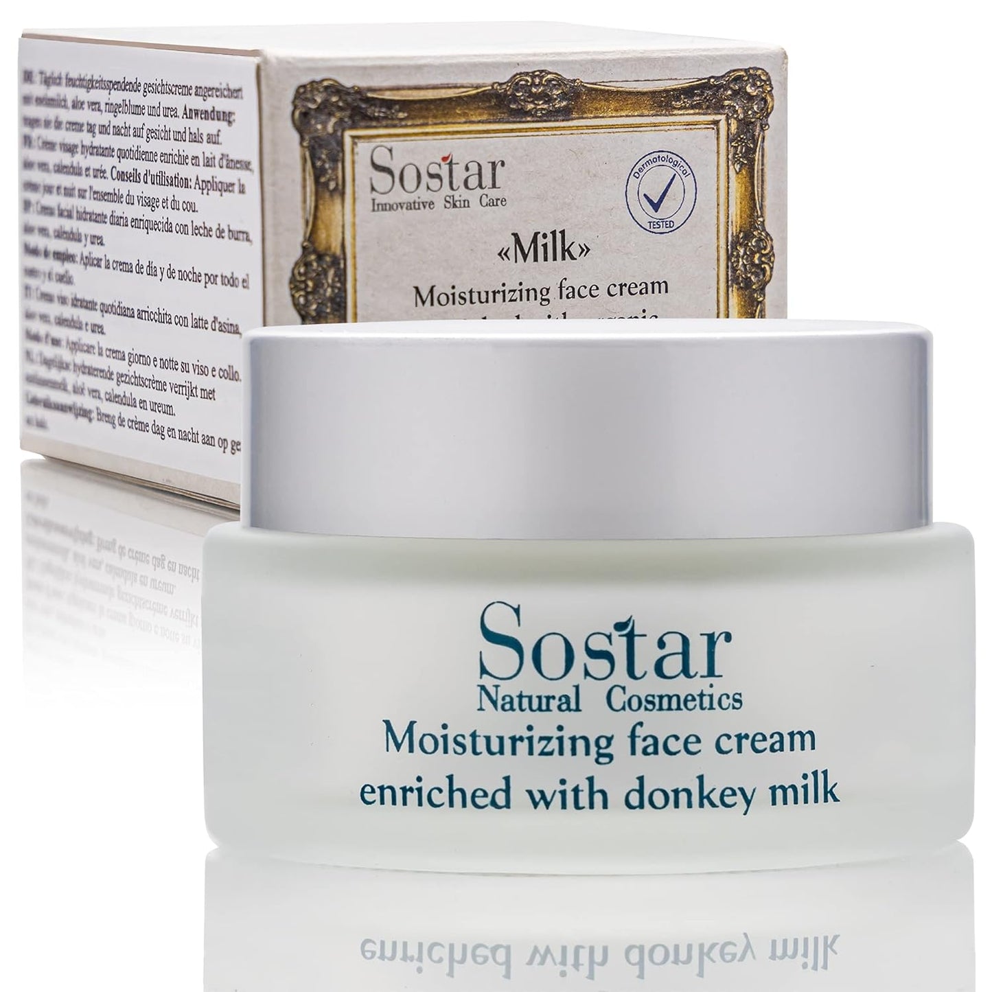 Sostar Moisturizing Face Cream - Hydrating Donkey Milk Formula | 50ml