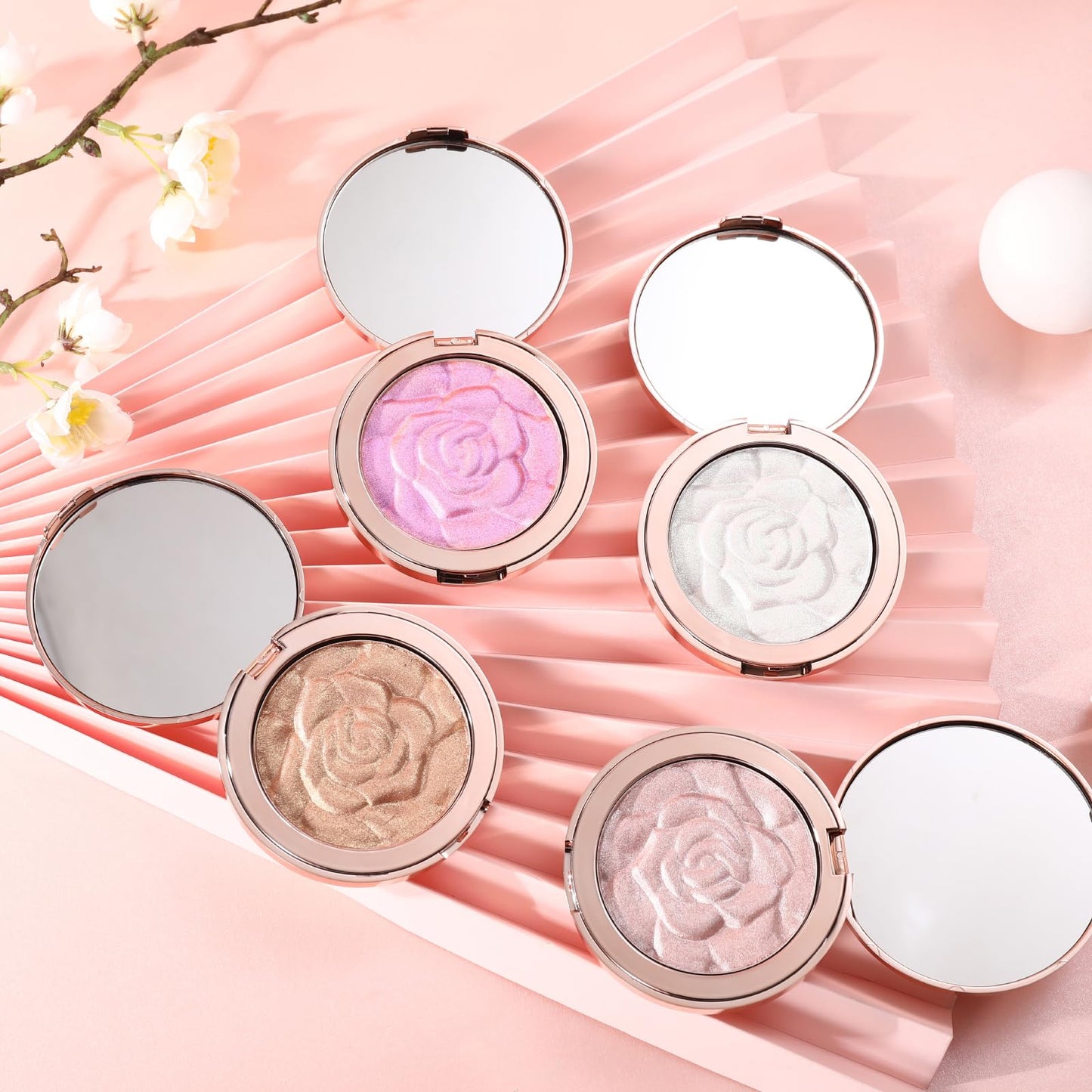 ONLYBETTER Purple Cream Highlighter for Face Body Eye Makeup