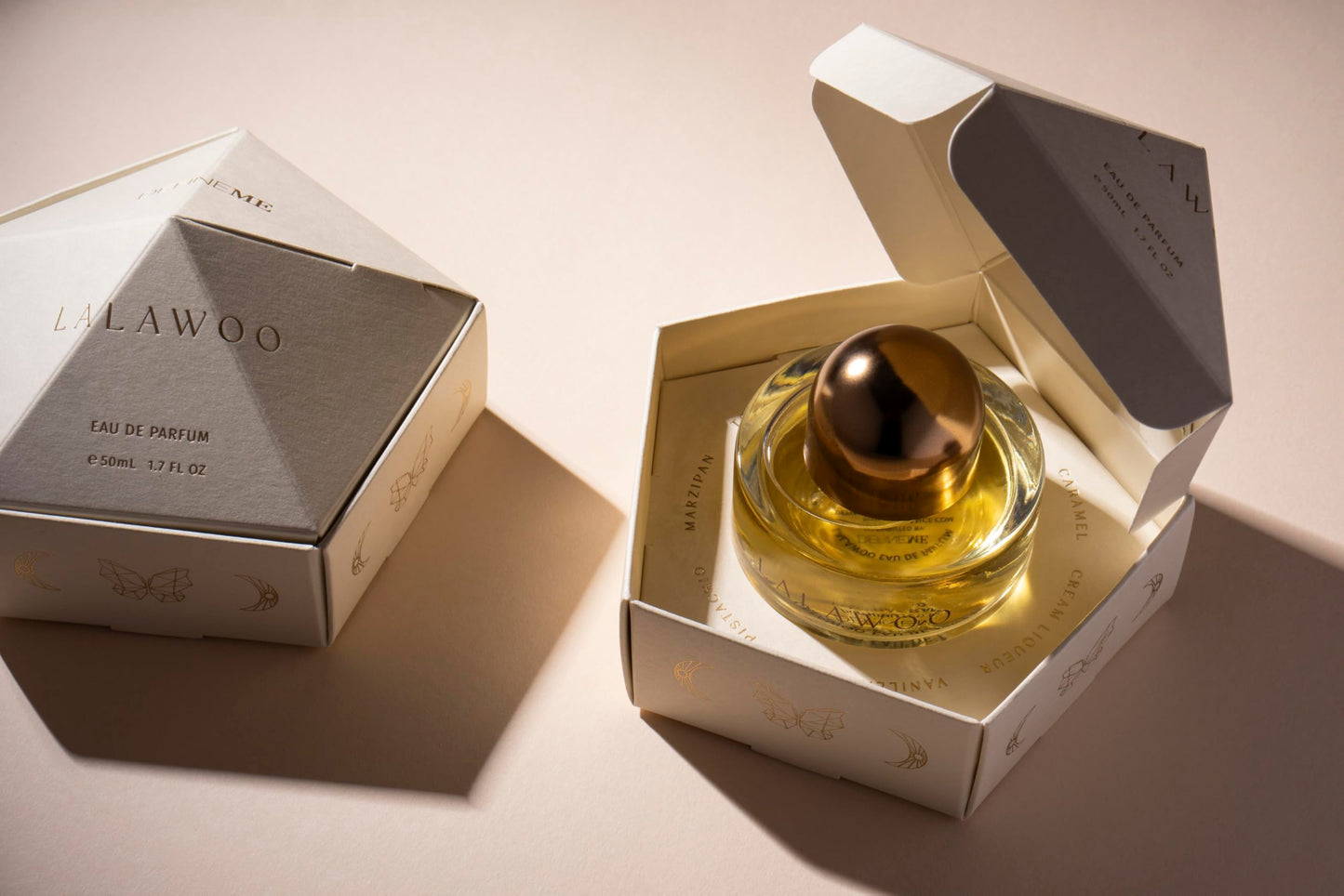 DefineMe Lalawoo Perfume, 1.7 fl oz, Gourmand Fragrance with Pistachio, Vanilla & Caramel Notes, Perfumes for Women