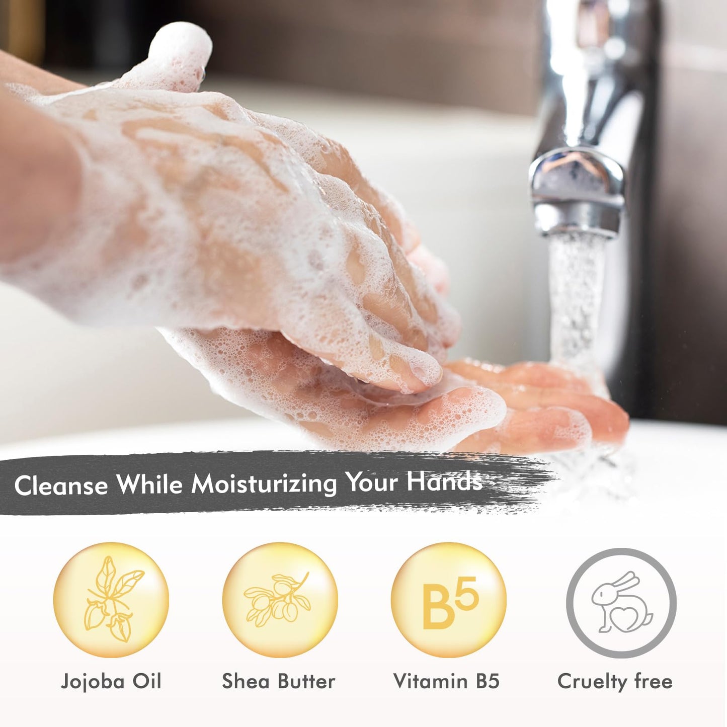 ROMIIE ZOI Eucalyptus & Mint Liquid Hand Soap Refill, Gentle & Moisturizing Formula, Natural Cruelty-Free Soap, Large 750 ML Bottles Bulk for Kitchen, Bathroom, and Dispensers (26 FL OZ, Pack of 3)