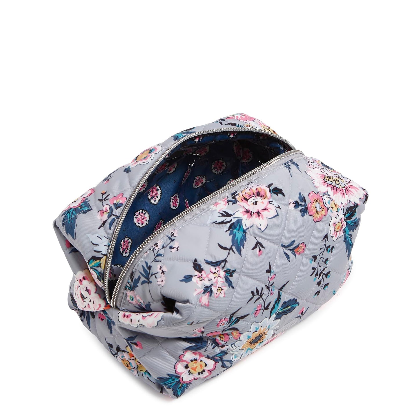 Performance Twill Large Cosmetic Makeup Organizer Bag, Parisian Bouquet, One Size