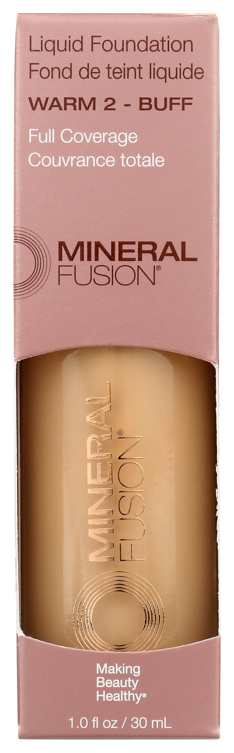 Mineral Fusion, Liquid Foundation Warm 2, 1 Fl Oz