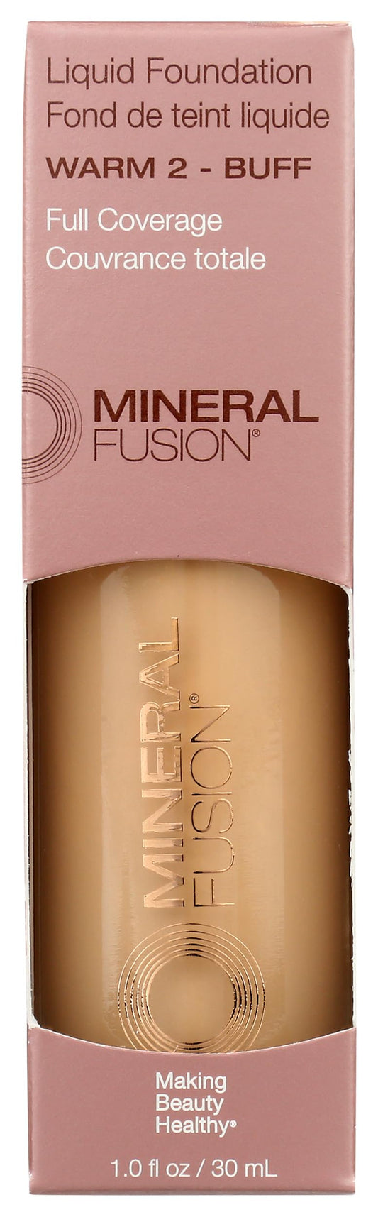 Mineral Fusion, Liquid Foundation Warm 2, 1 Fl Oz