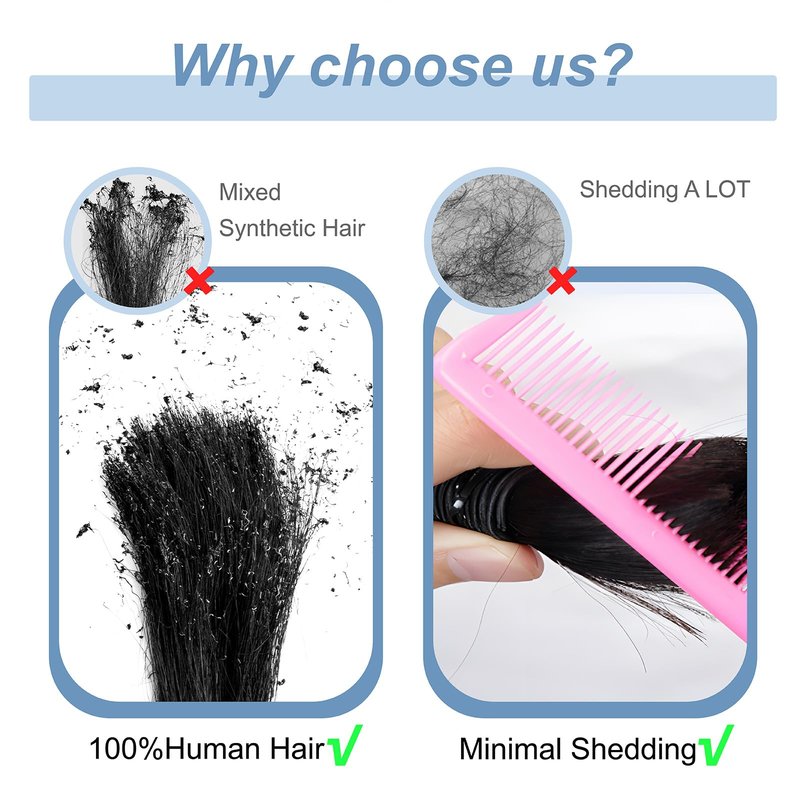 Tuseha Human Braiding Hair for Boho Braids 16 Inch 2 Bundles 100g Boho Hair for Braiding Water Wave Bulk Human Boho Hair for Braiding Curly Human Hair for Boho Knotless Braids (P4,16inch)