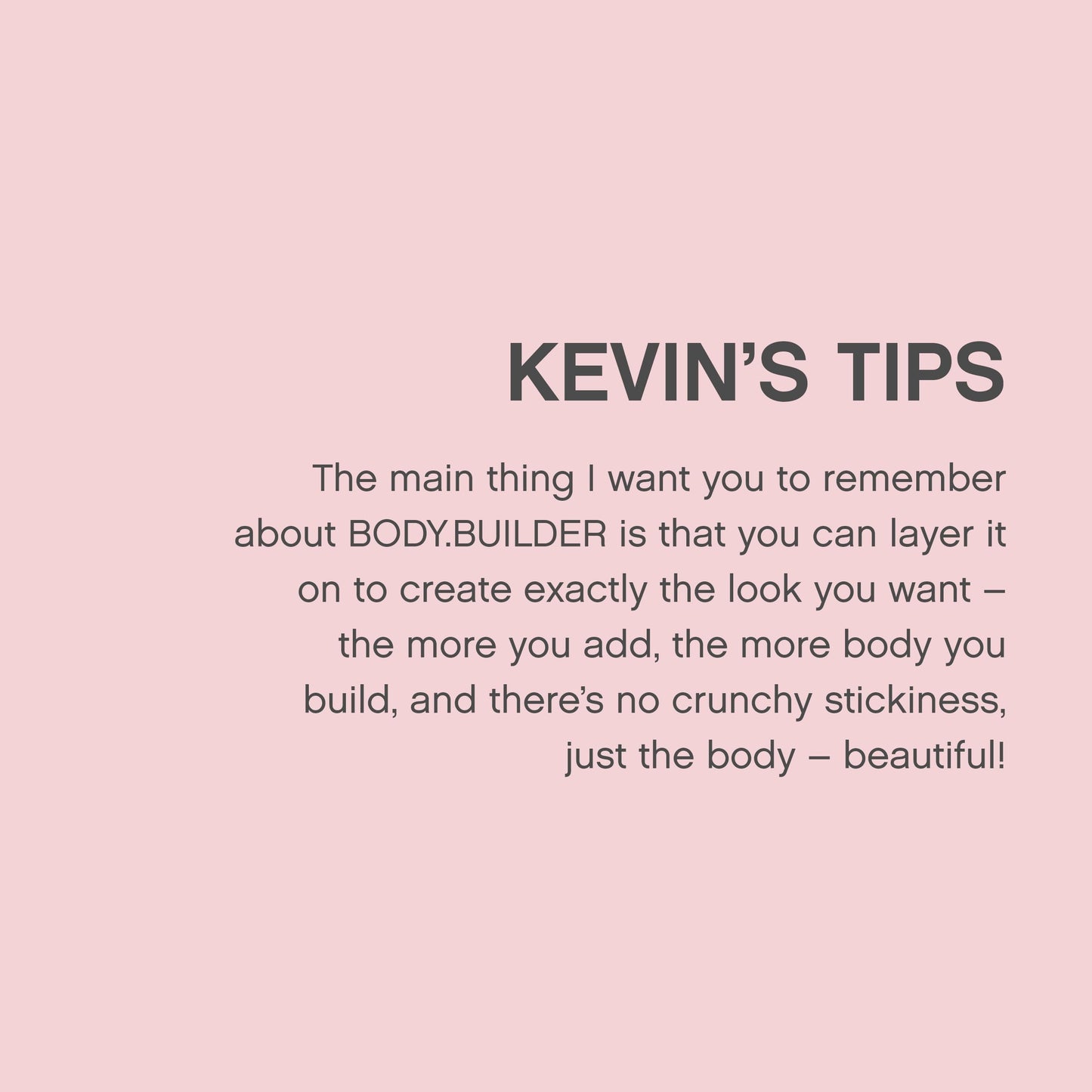 KEVIN.MURPHY BODY.BUILDER - Hair volumising Mousse - For All Hair Types - Weightless & Sulphate-Free Hair Mousse - Hair Care Treatment - With Tangerine Peel Oil