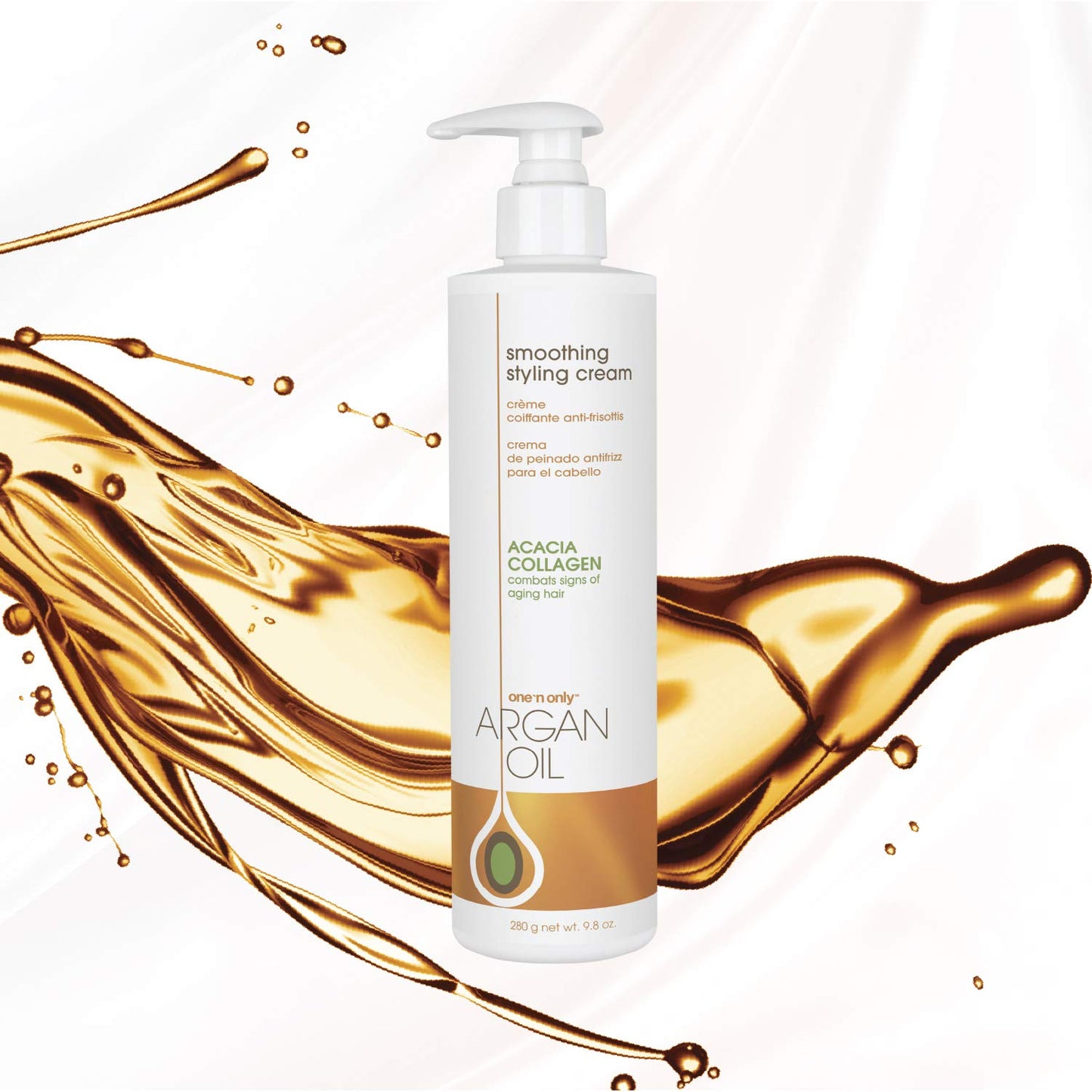 One 'N Only Argan Oil Hair Treatment Bundle with Smoothing Styling Cream