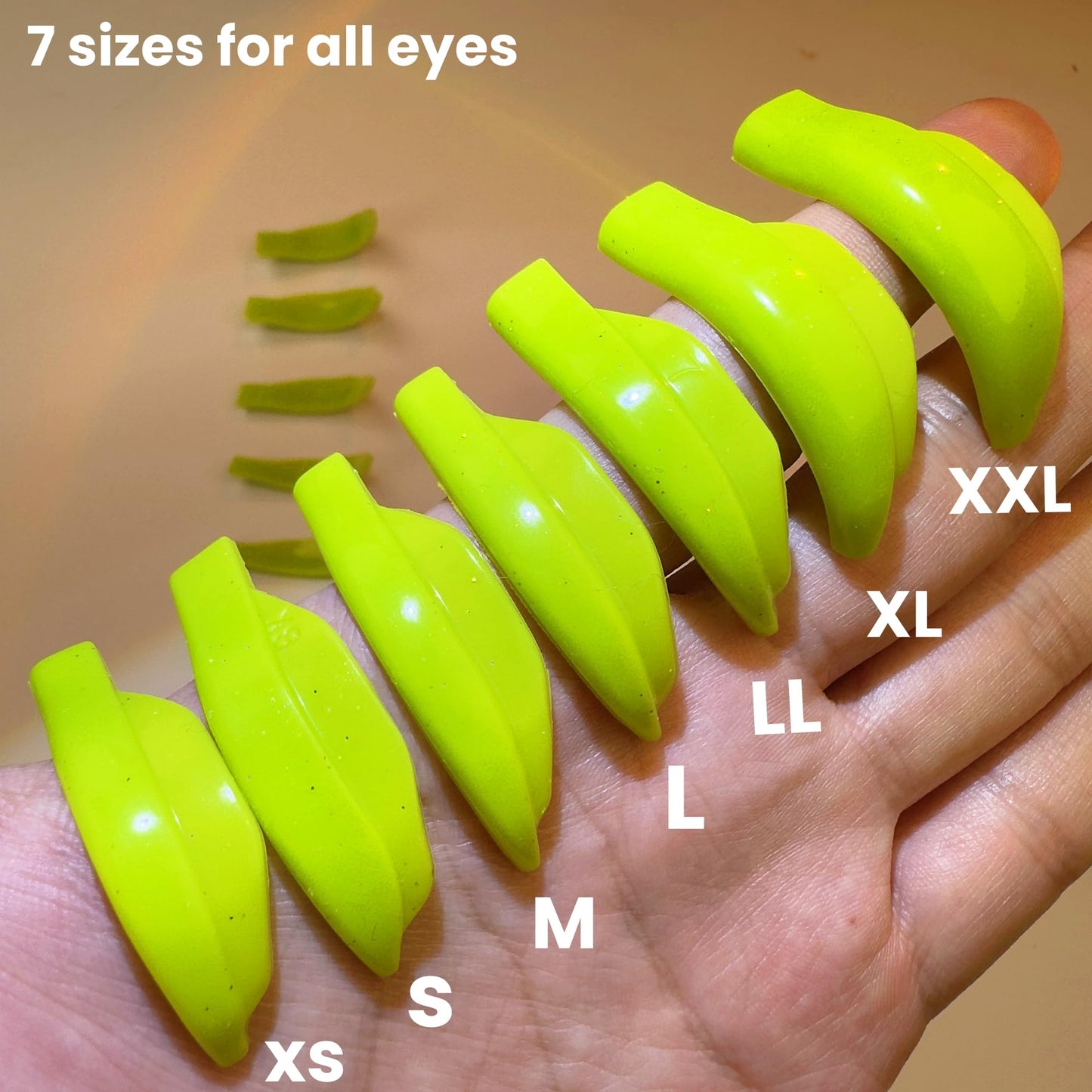 Lash Lift Shields LU Curl 10 Size Lifting Pad Rapid Eyelash Shield Shiny Perm Rods Make Eyes Natural Mint Green Perming Guards Curl Flexible Pads Extreme Rod 100 Use Elastic Lami Perming Roller